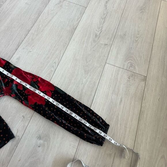 Free People Run Free Floral Blouse size xs - Picture 4 of 9